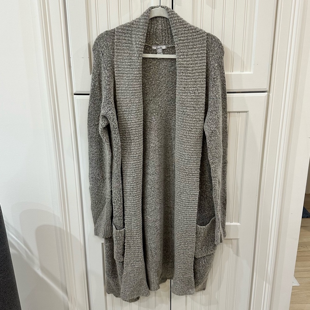 Lani Gray Duster Knit Cardigan in O/S